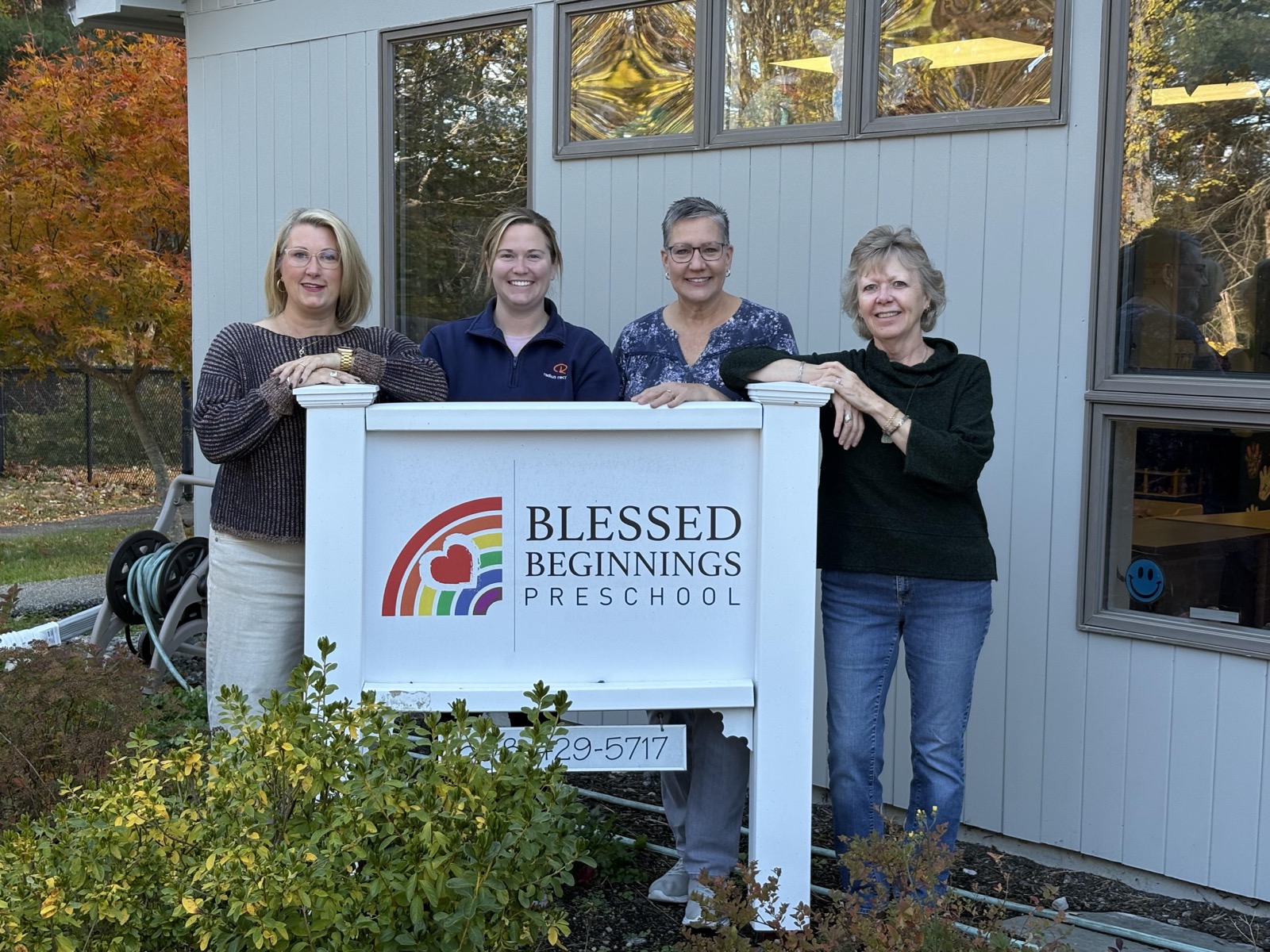 The Blessed Beginnings Preschool staff