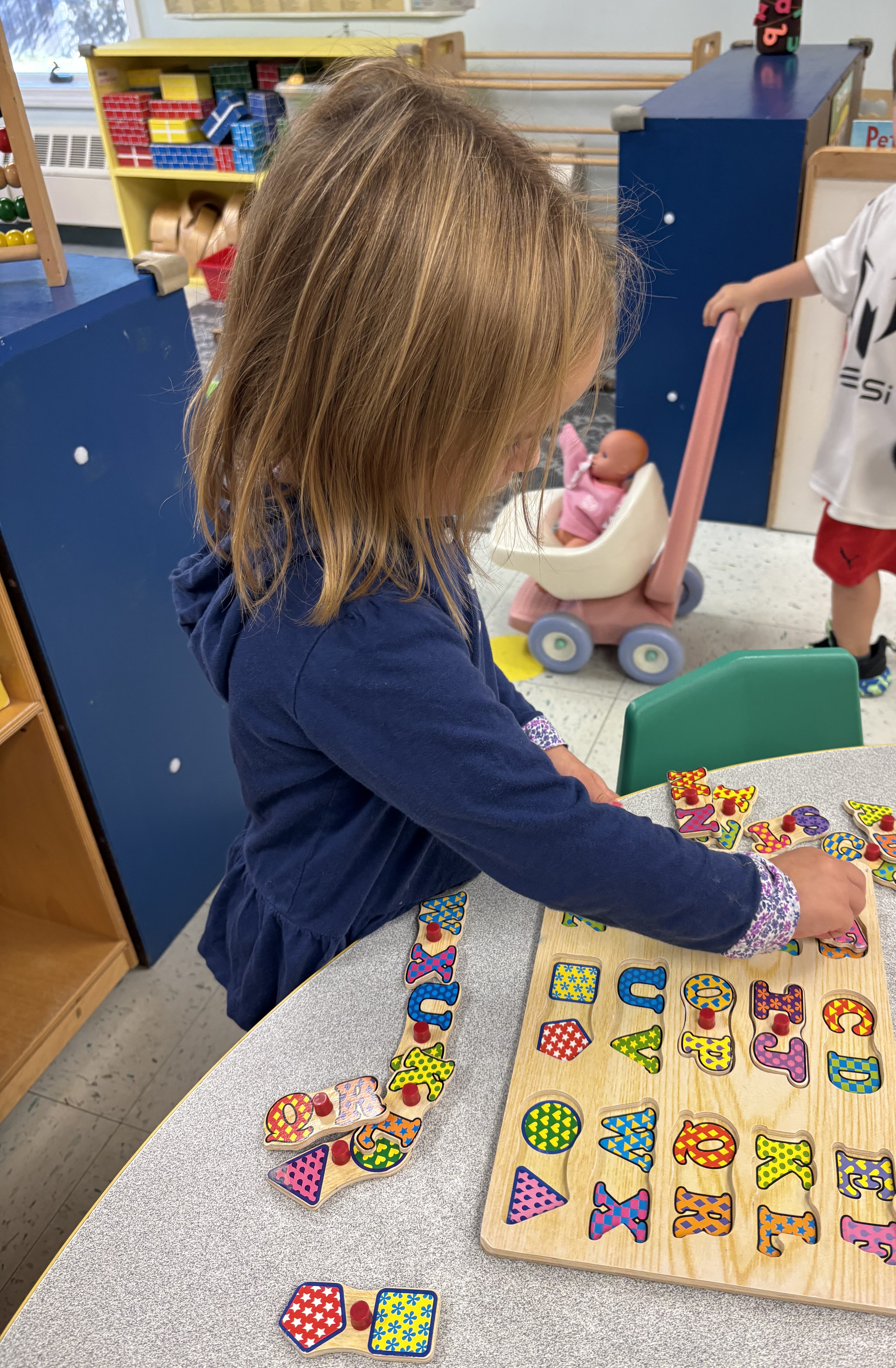 A learning center in the classroom